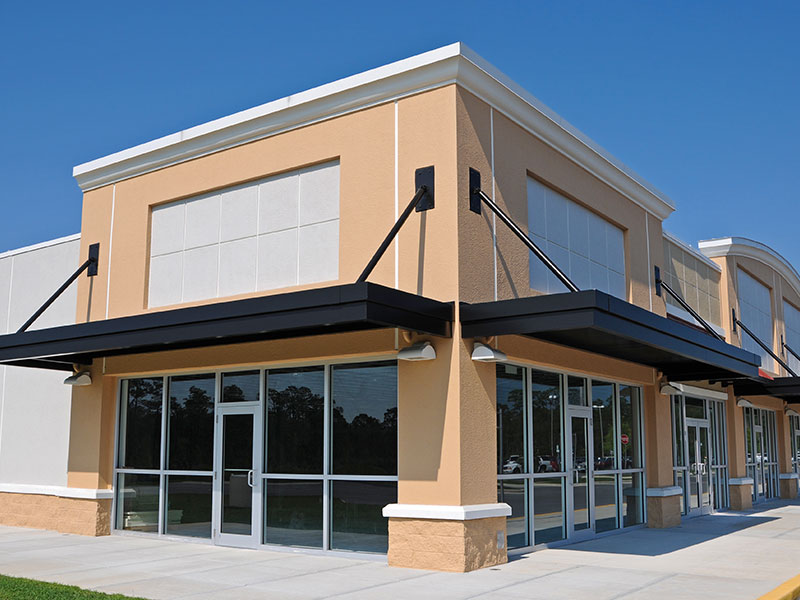 Clean Commercial Building Exterior Banner Image